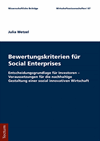 3. Grundzüge betriebswirtschaftlicher Zielsysteme und ihre Anwendbarkeit auf Social Entrepreneurs